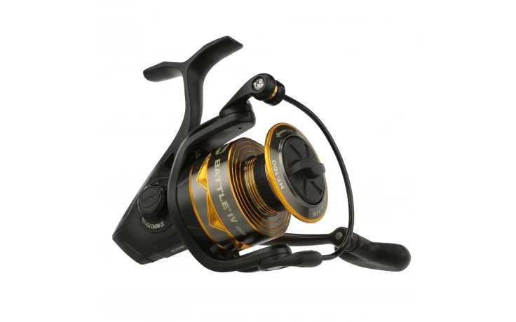 Penn Battle 4 4000 Angelrolle mit Frontbremse 6 Kugellager 343 Gramm 0,31 mm 245 Meter