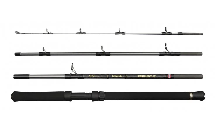 PENN Regiment IV Boat Travel 2,10 Meter 20 bis 30 lb 5-teilig 460 Gramm 0,47 Meter Transport Angelrute Pilkrute Meeresrute