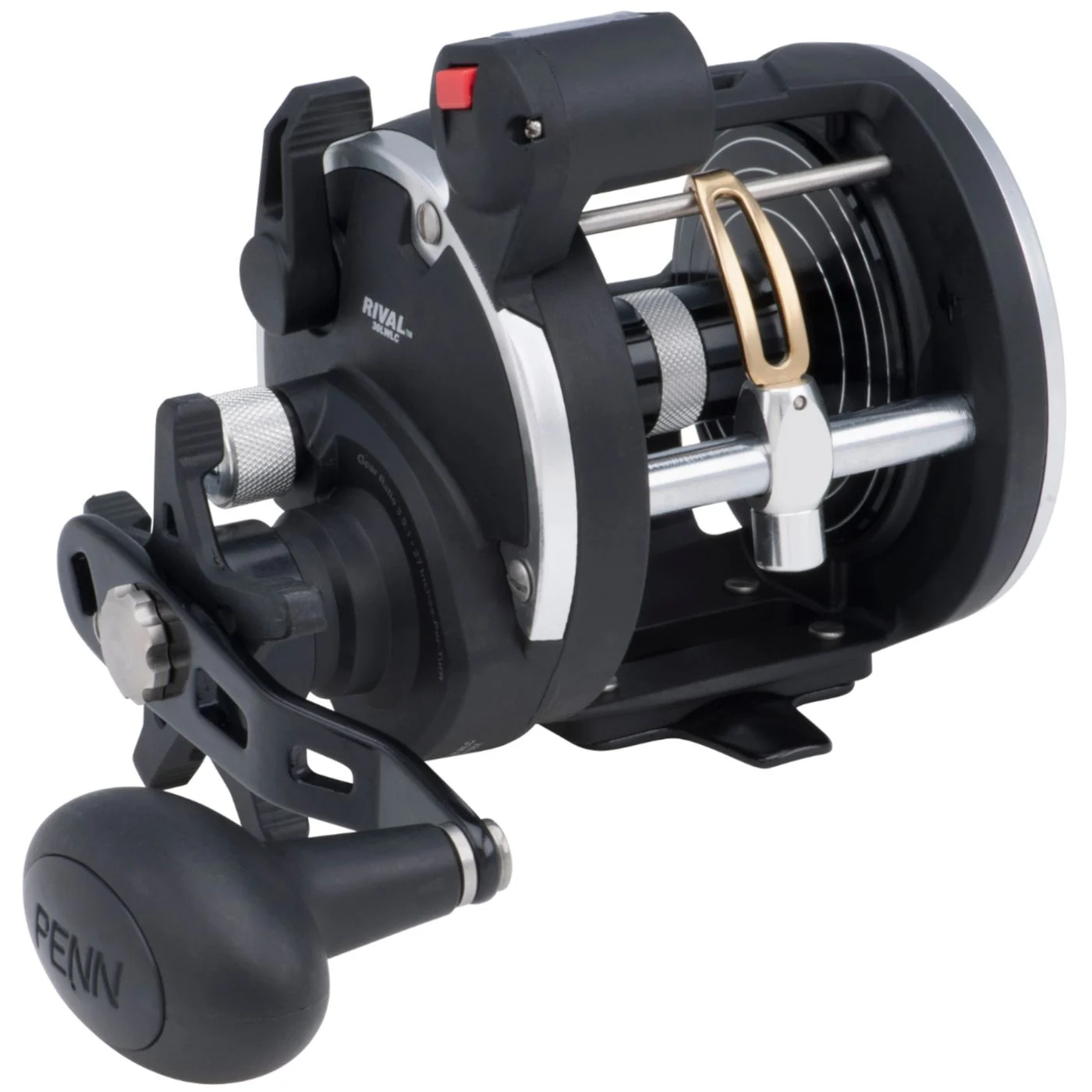 Penn Rival Level Wind Linecounter Reel 30 - Rechtshand Multirolle