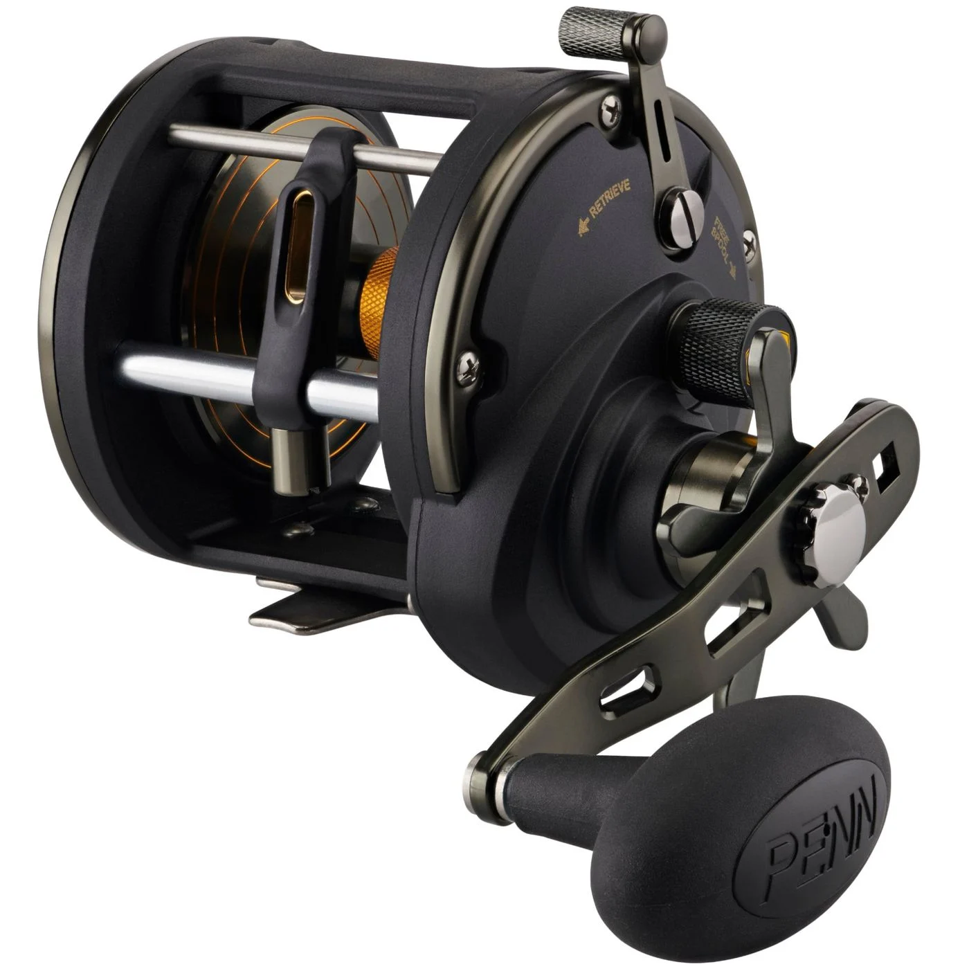 Penn Squall II Level Wind 30LH Reel - Linkshand Multirolle