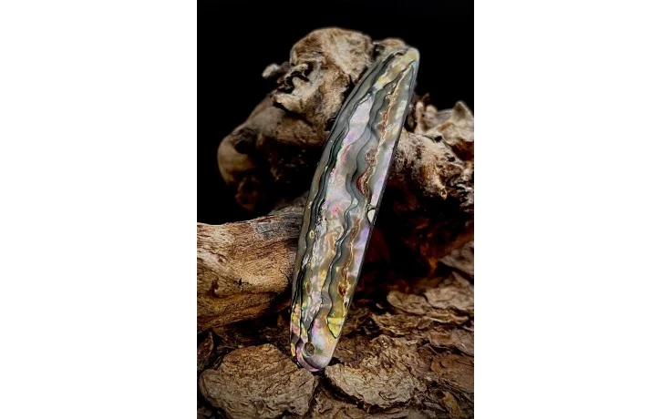 Perlmutt Spange Disco ca. 10 Perlmutt Blinker Handmade