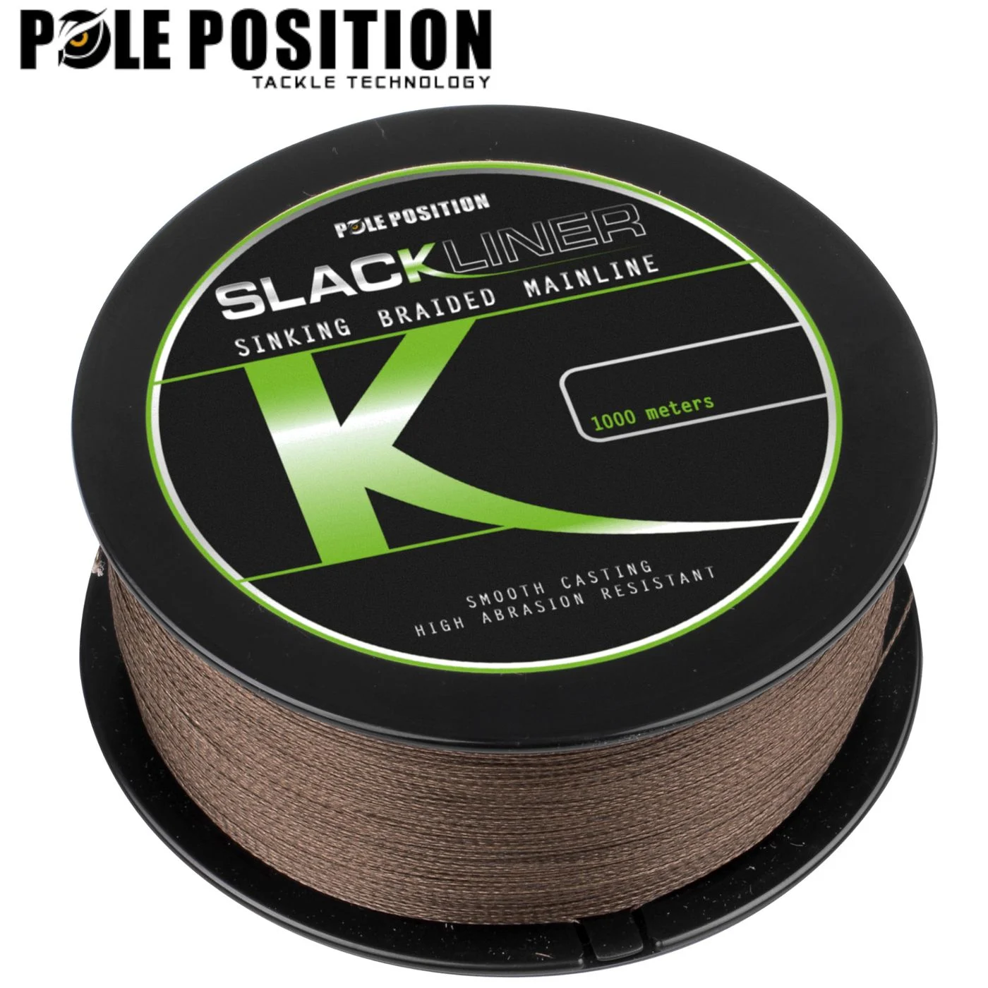Pole Position Slackliner Braid - 1000m geflochtene Schnur 0.25mm / 10kg Tragkraft