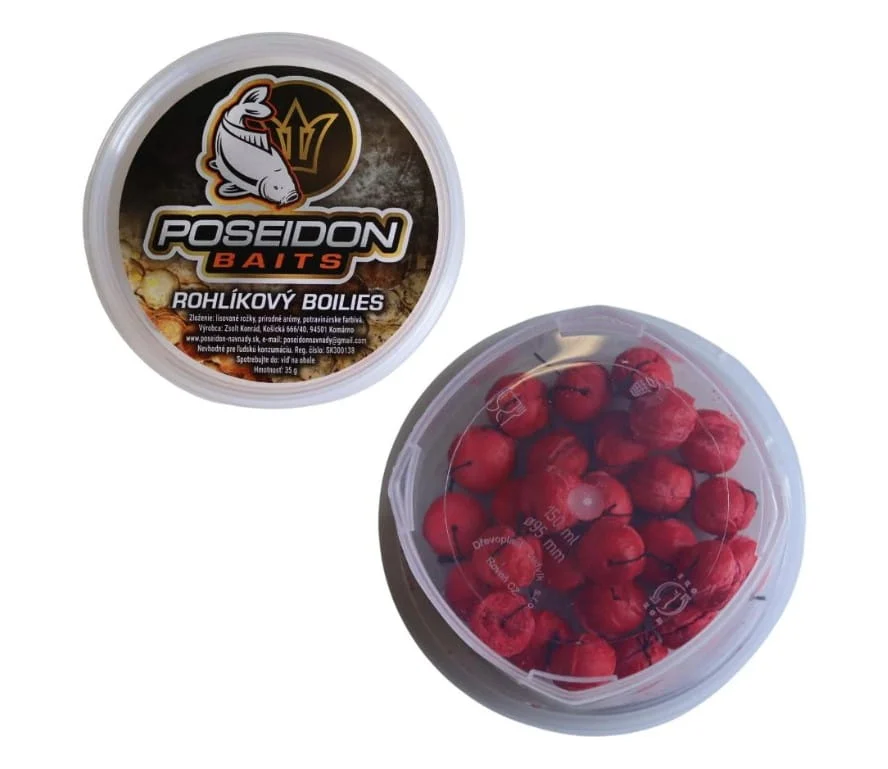 Poseidon Semmel Boilies Hanf Kürbis Muschel 14 mm 35 g