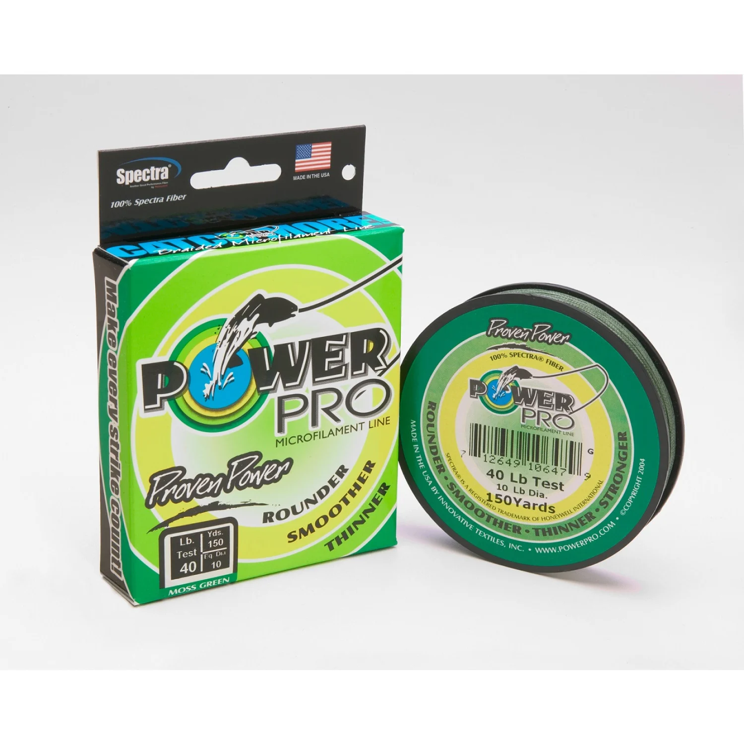 Power Pro Super Line 275m, moss green - braided fishing line