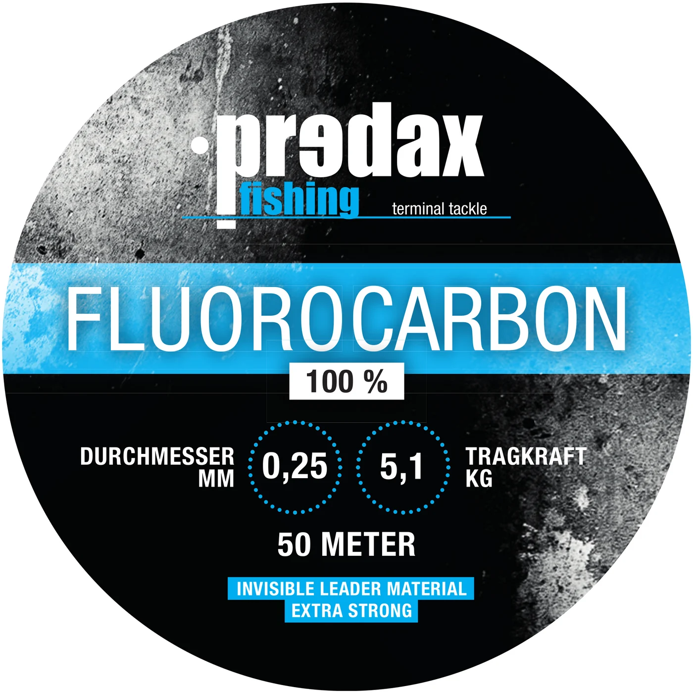 Predax Fluorocarbonschnur 0,25mm 5,1kg - 50m Fluoro Carbon Schnur