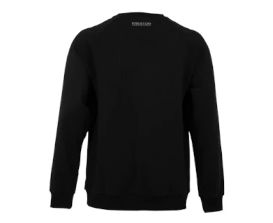 Preston Black Minimal Sweatshirt - Angelpullover L