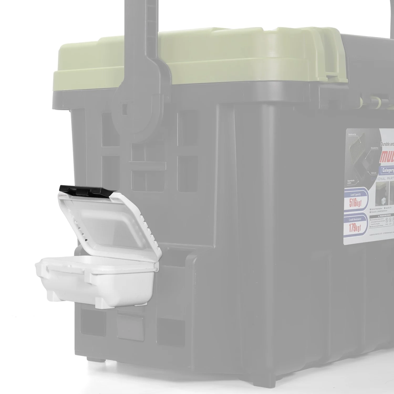 Pro Tackle Bait Box - Köderdose Größe: M - 10 x 9 x 4.5cm