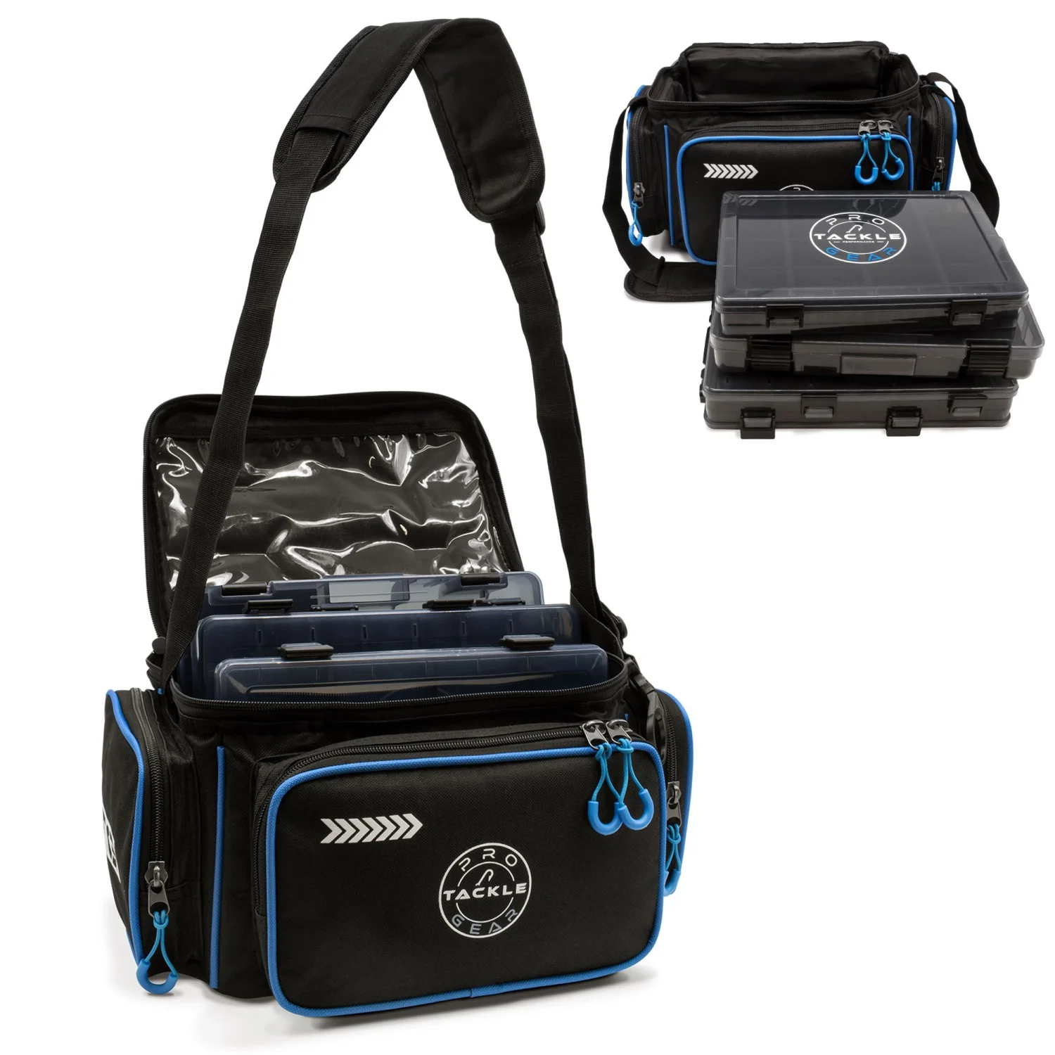 Pro Tackle STRIKE Shoulder Bag incl. 3 Boxes - Tasche