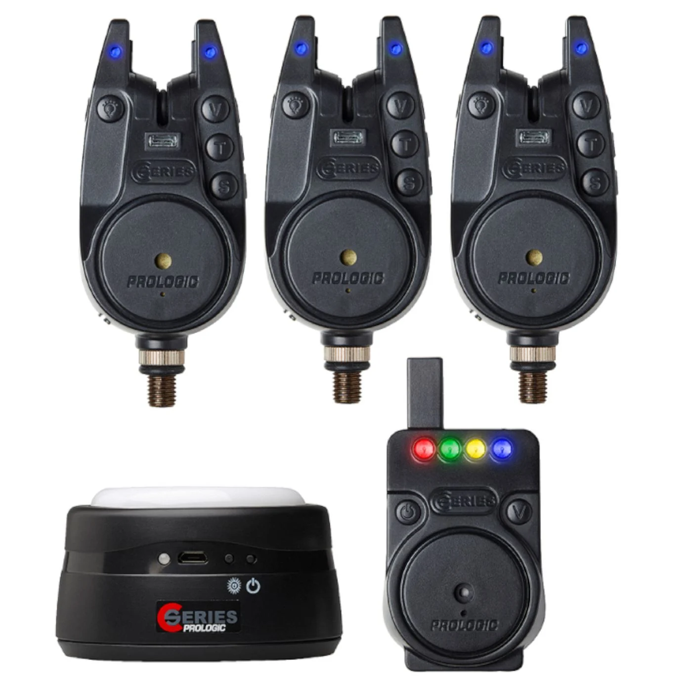 Prologic C-Series Pro Alarm Set 3+1+1 All Blue - Bissanzeiger Set