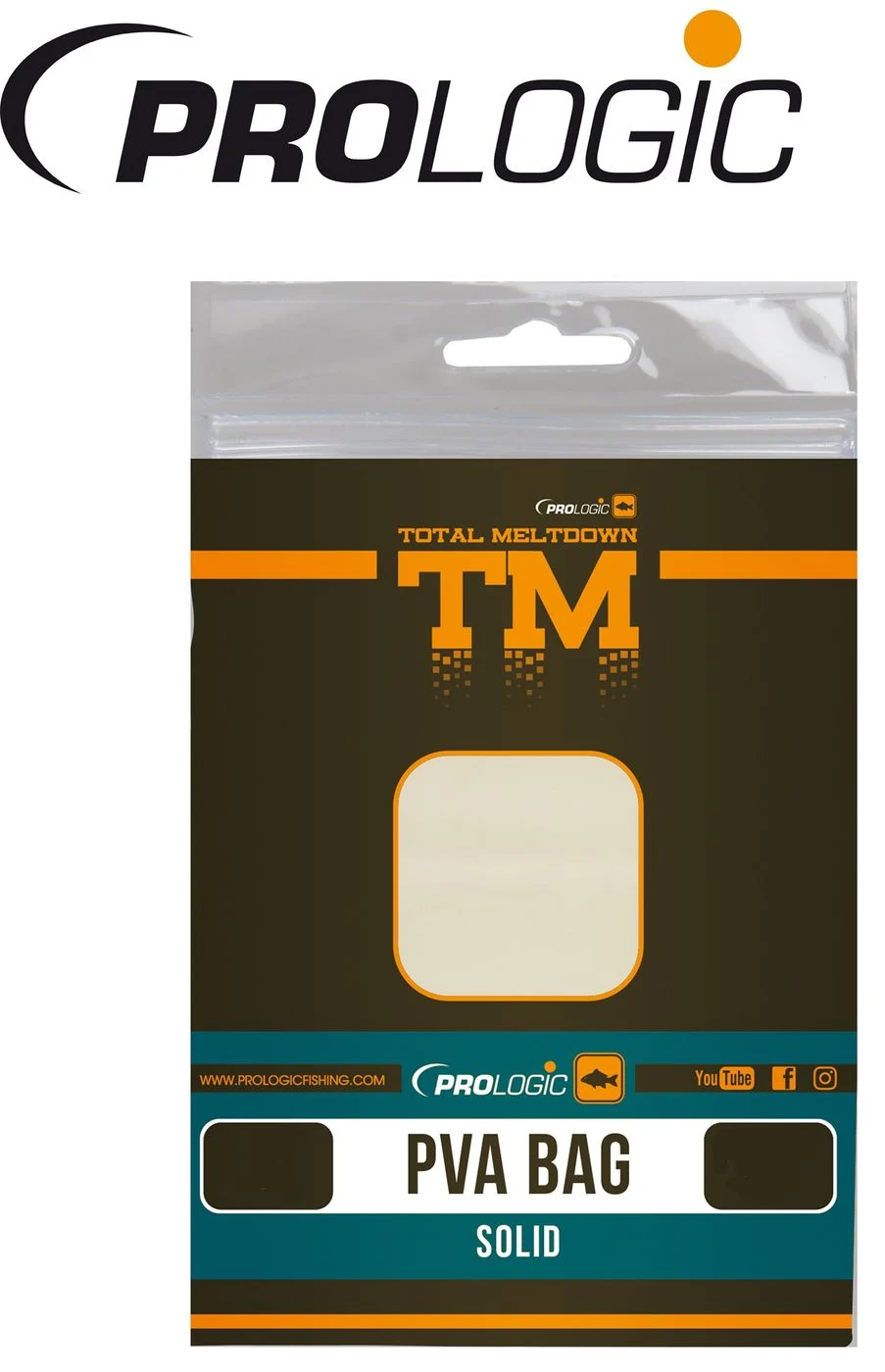 Prologic TM PVA Solid Bullet Bag - PVA Futterbeutel 4cm x 10cm / 15 Stück