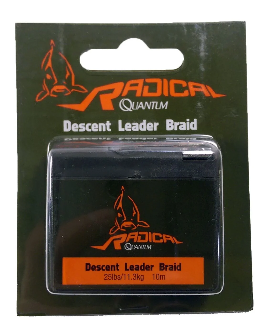 Quantum Descent Leader Schnur 10m Vorfachschnur für Karpfenrigs (25lbs, 35lbs oder 45lbs) 45 lbs/20.4kg