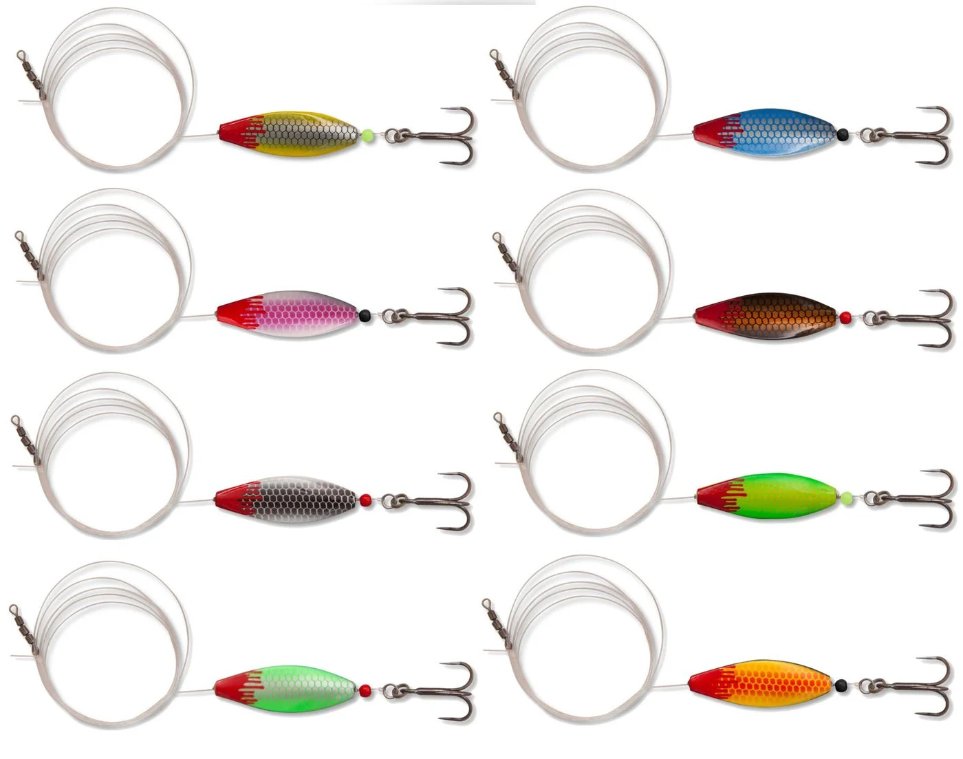 Quantum Magic Trout Bloody Inliner 80cm Blinker 3,5cm 4g Schwarz/Weiß