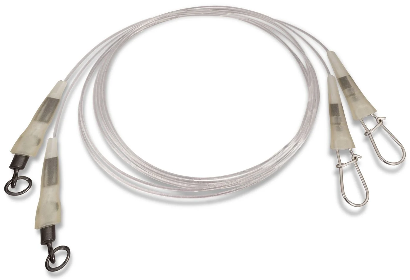 Quantum Q Leader Fluoro Carbon - 2 Fluorocarbon Vorfächer 60cm / 0.50mm / 18kg - 40lbs