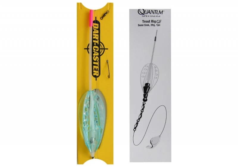 Quantum Sbirolino Dartcaster Forellenmontage 30g sinkend