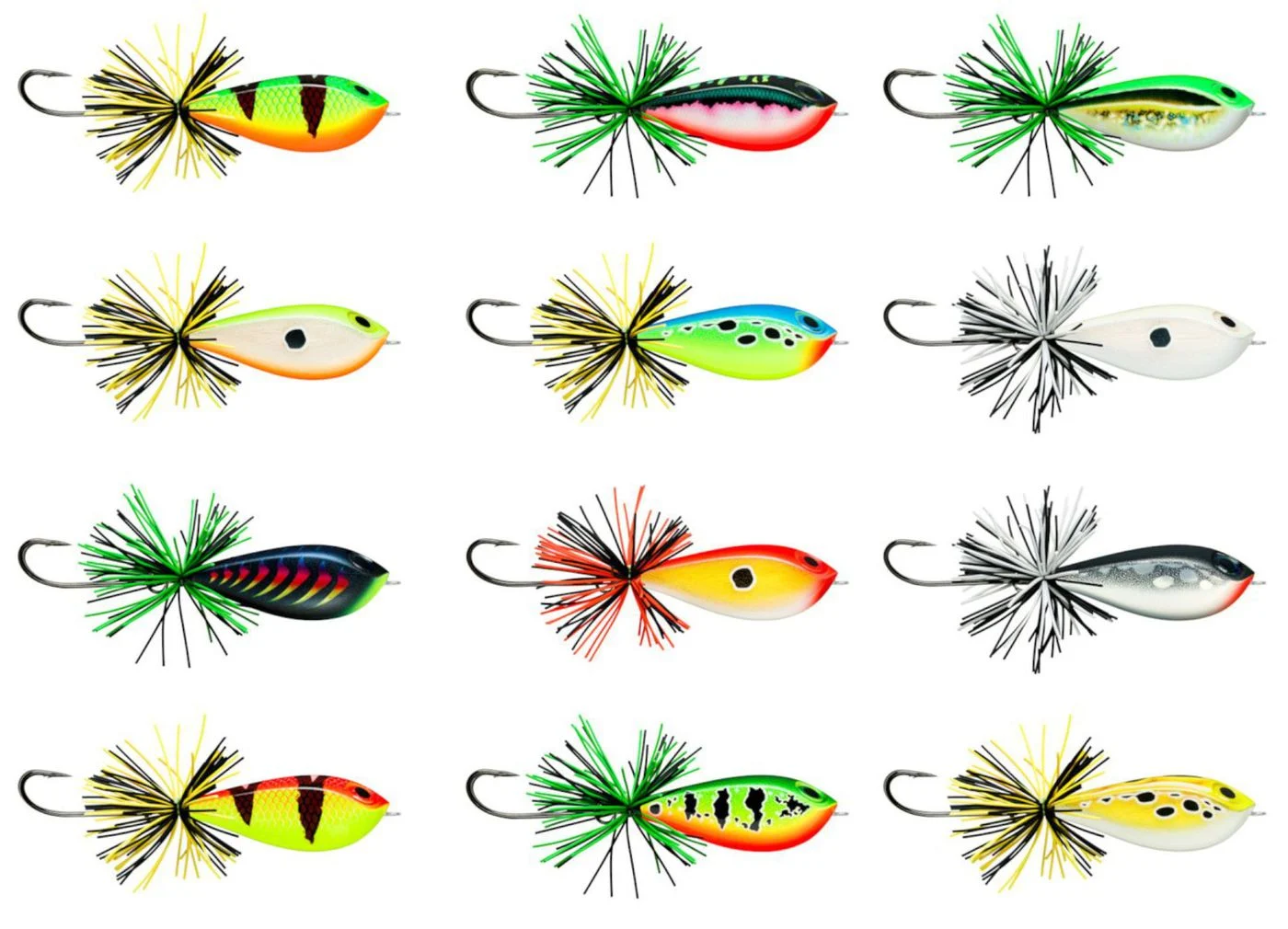 Rapala BX Skitter Frog - Oberflächenköder Gold Fluorescent Red 13g / 5.5cm / Gr. 2/0