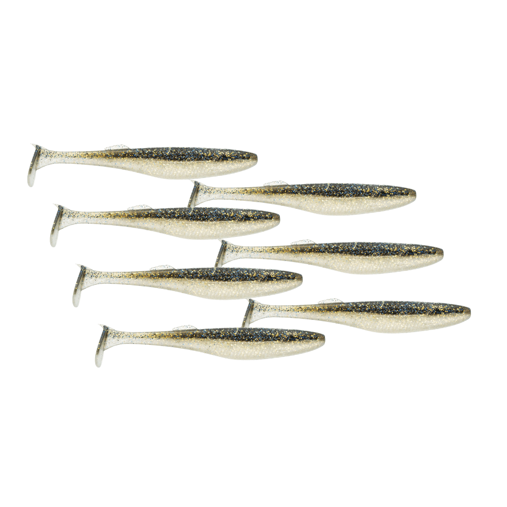 Rapala Crushcity The Kickman 10cm 6,5g Sparkle Shad 7 Stück Zander