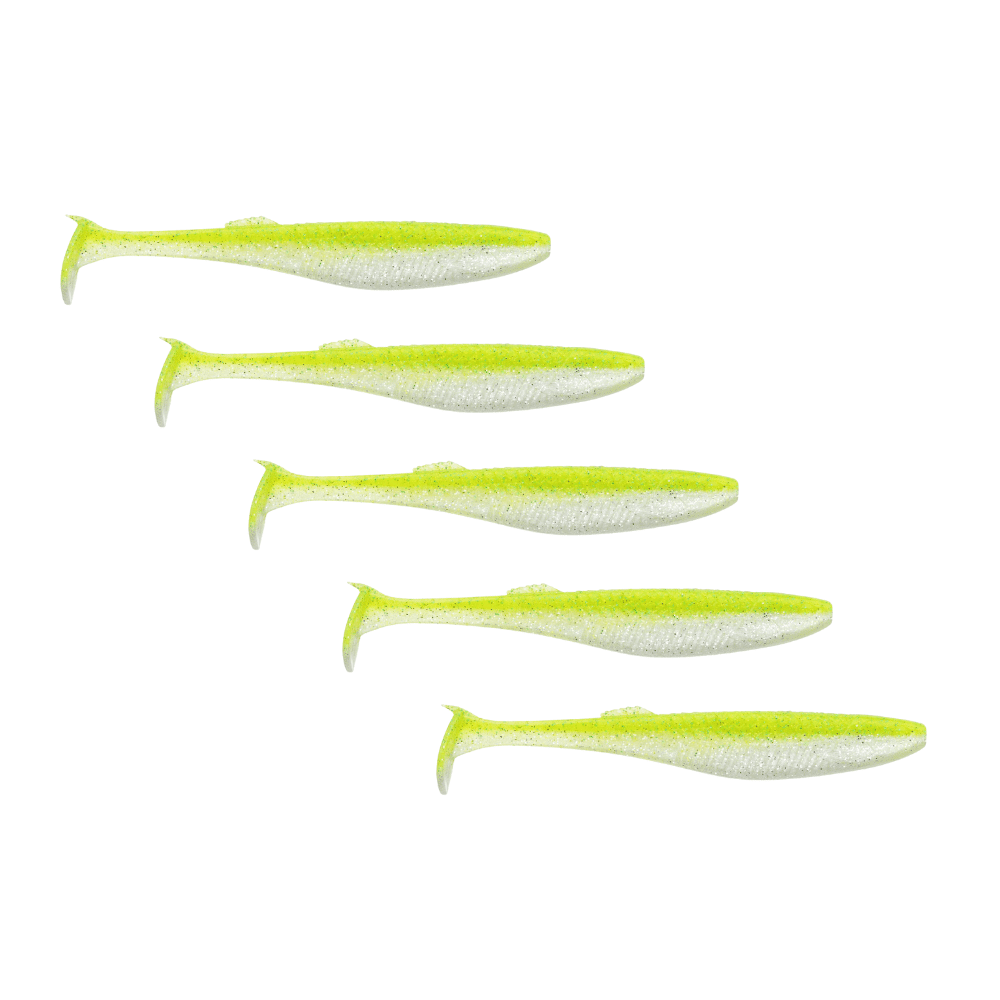 Rapala Crushcity The Kickman 11,5cm 9g Chart White Flash 5 Stück Zander Hecht
