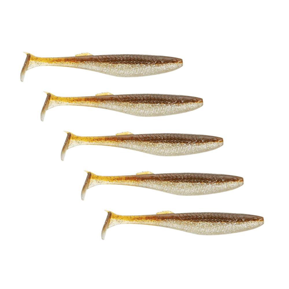 Rapala Crushcity The Kickman 12,5cm 14g Brown Silver 5 Stück Zander Hecht