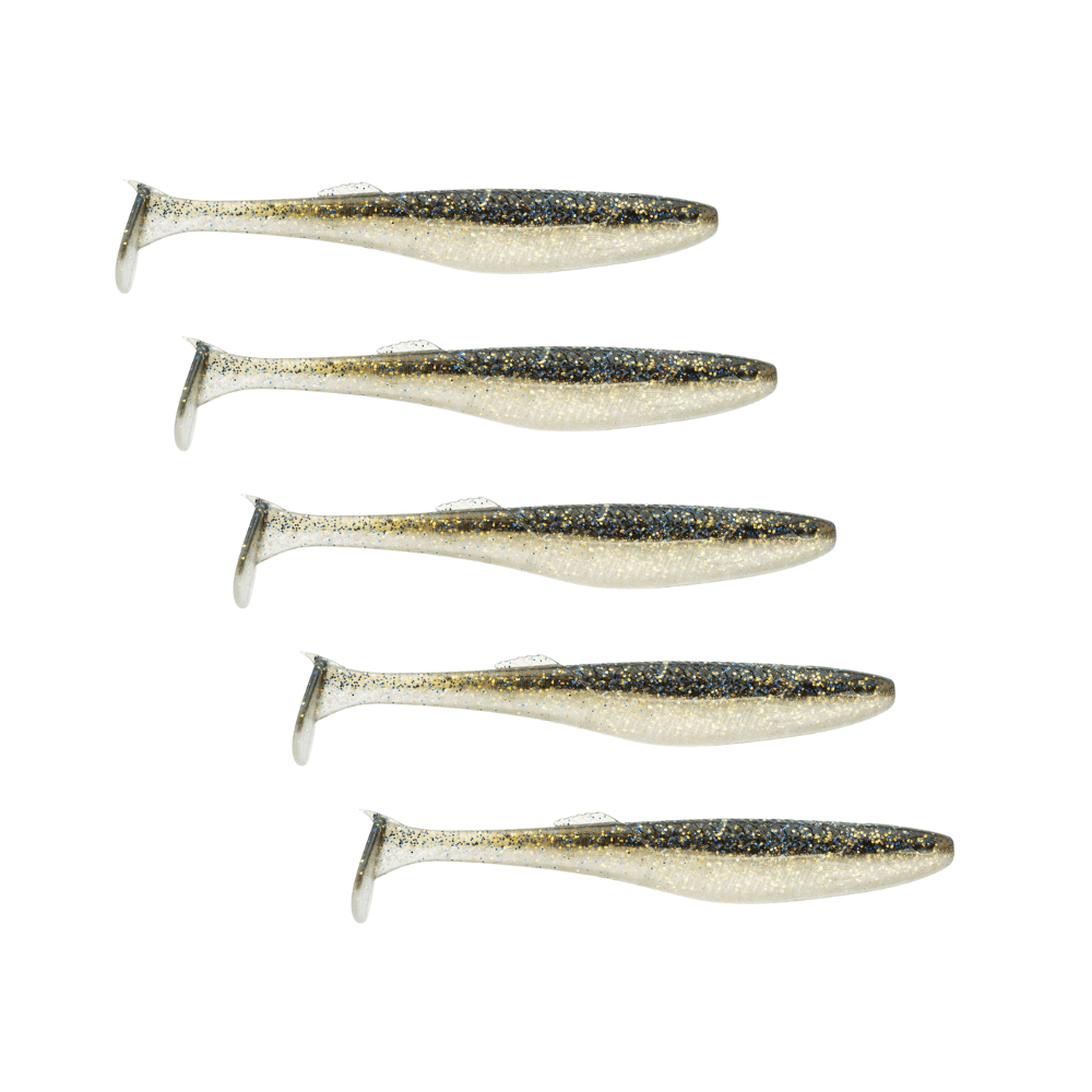 Rapala Crushcity The Kickman 12,5cm 14g Sparkle Shad 5 Stück Zander Hecht