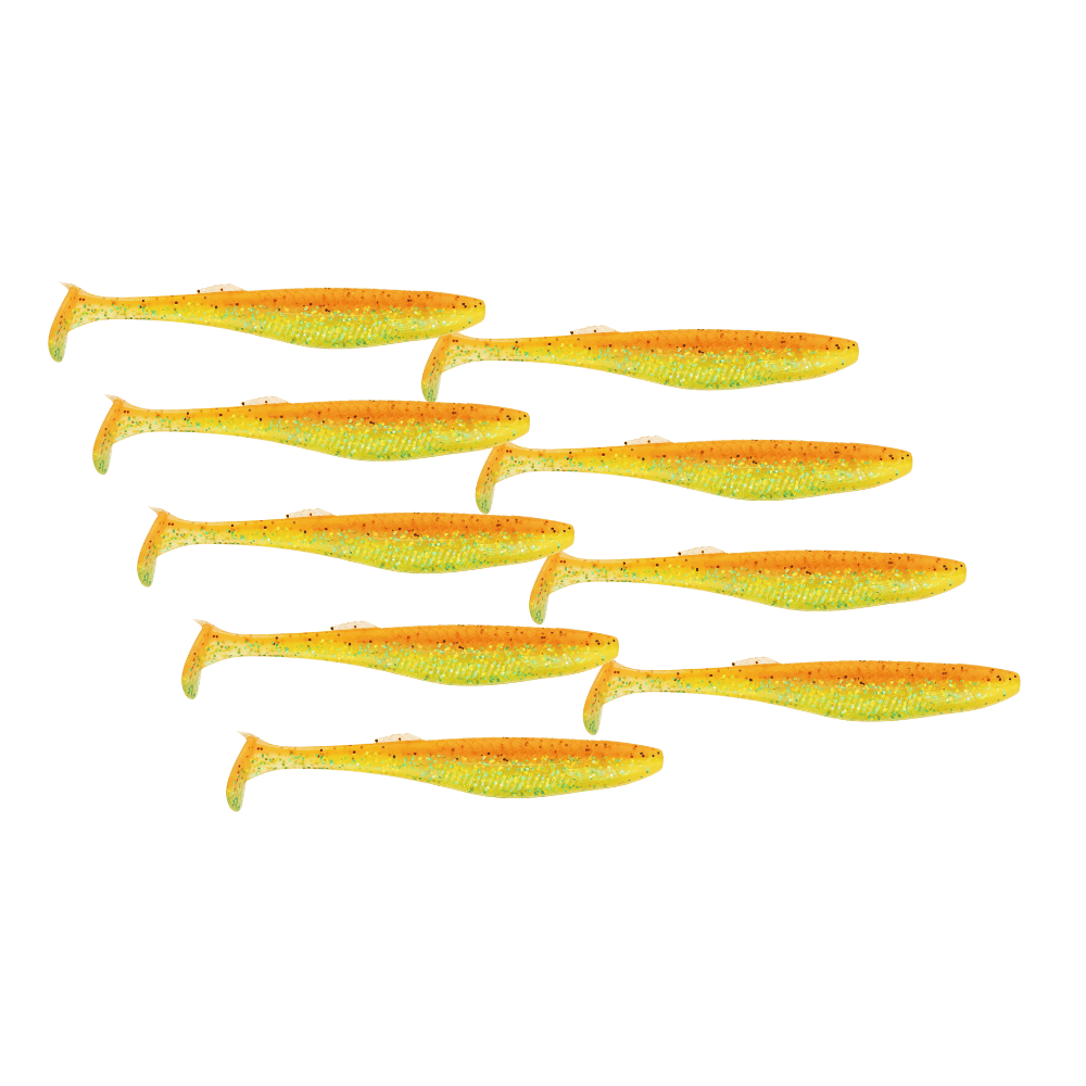 Rapala Crushcity The Kickman 7,5cm Fire Flame 9 Stück Barsch Zander