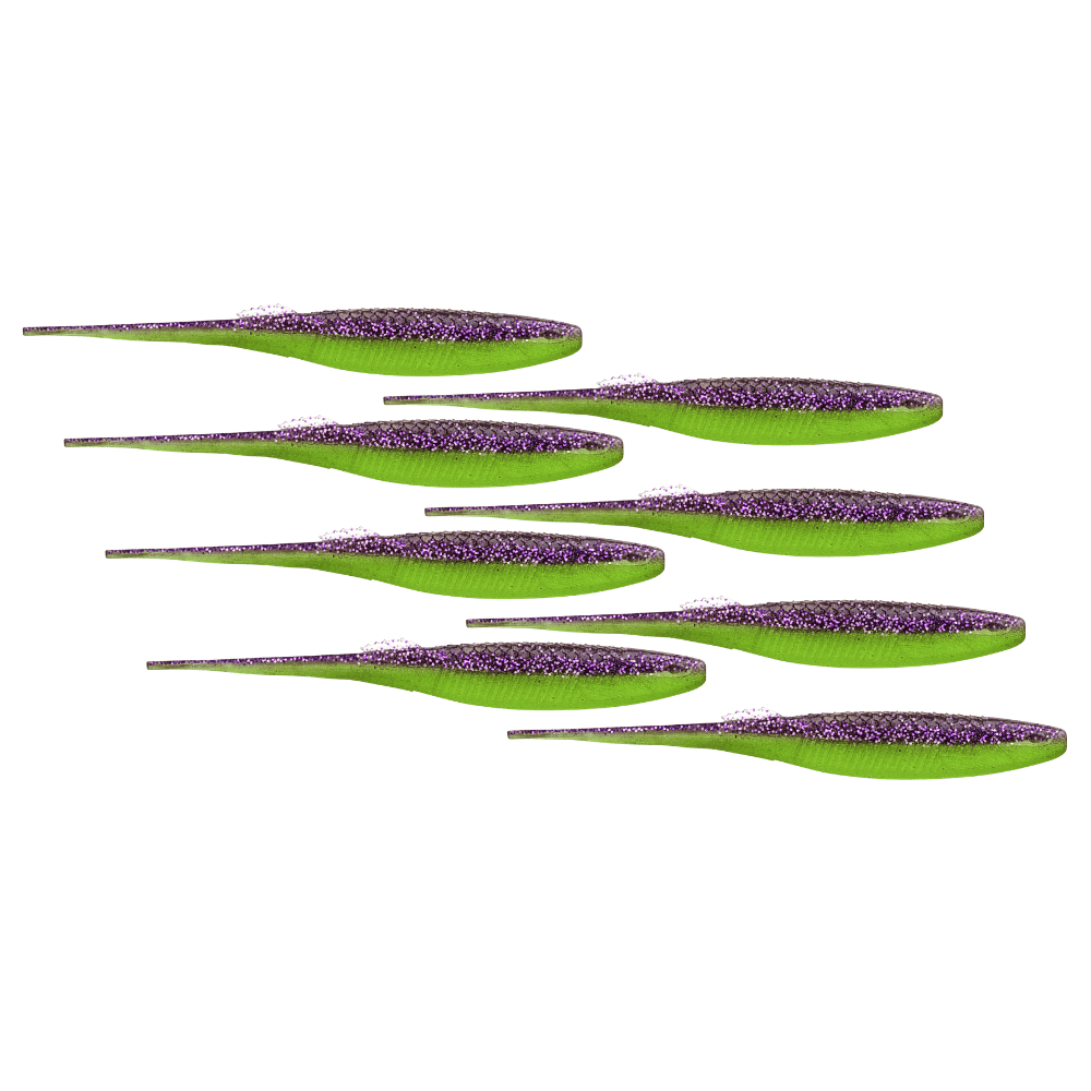 Rapala Crushcity The Stingman 10cm 4,5g Purple Chartreuse 8 Stück Zander