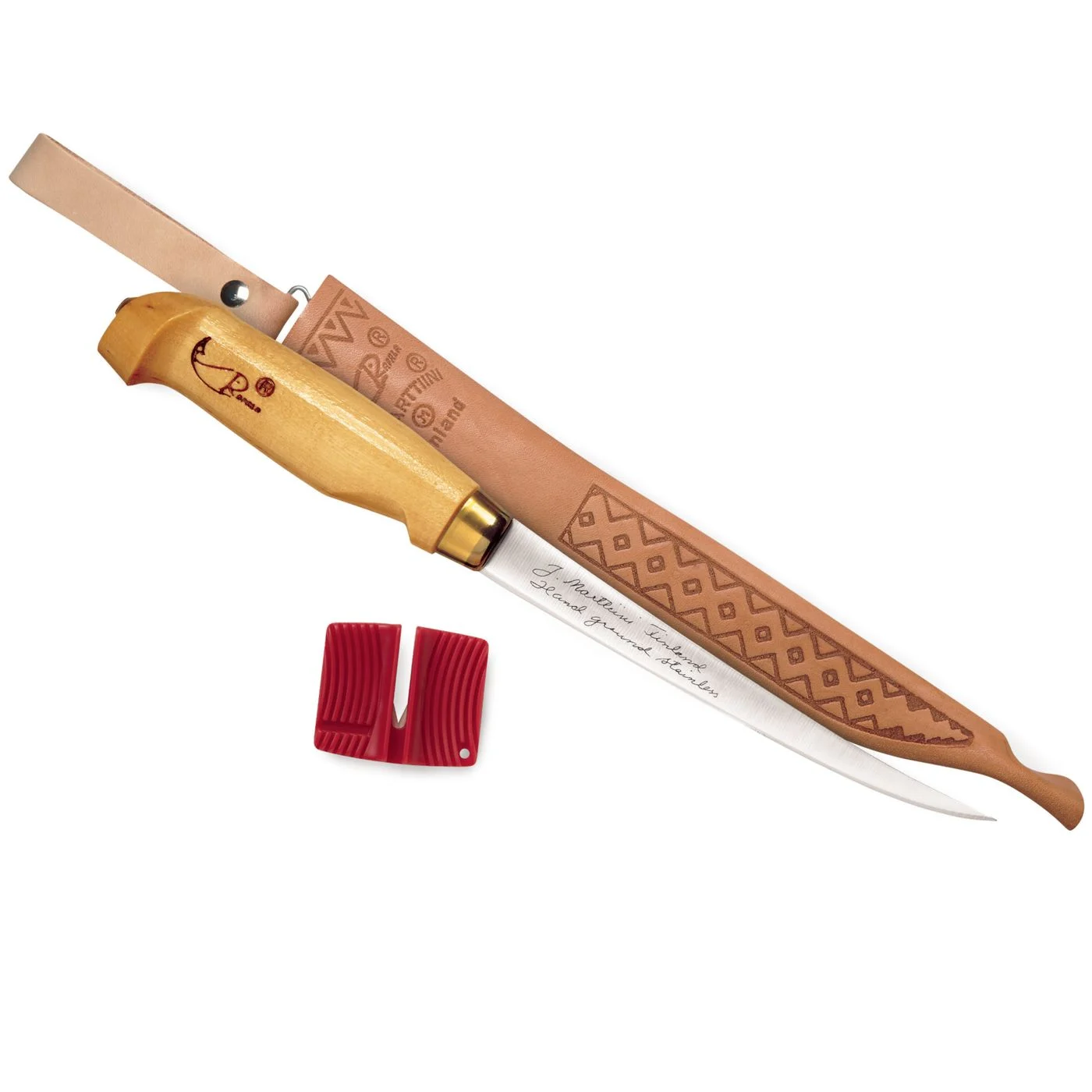 Rapala Knife 10cm Blist + Sharpener - Filetiermesser Set