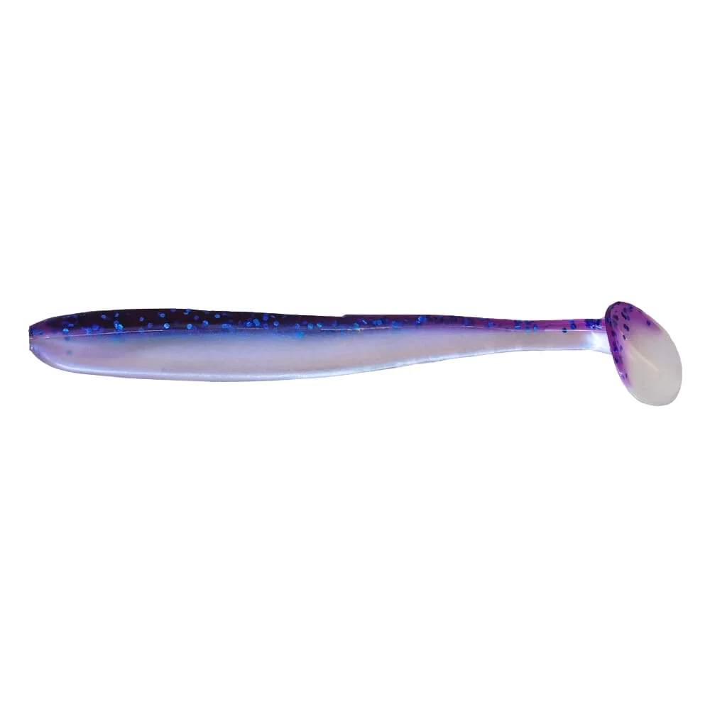 Relax Bass Shad 13 cm (4,5") Blauperl-Violett-Electric-Blue-Glitter 5 Stück