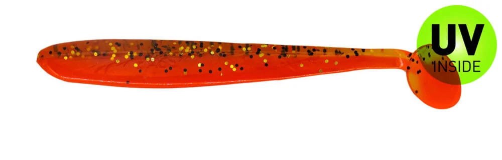 Relax Bass Shad 13 cm (5") Feuerrot/Rootbeer 2 Stück