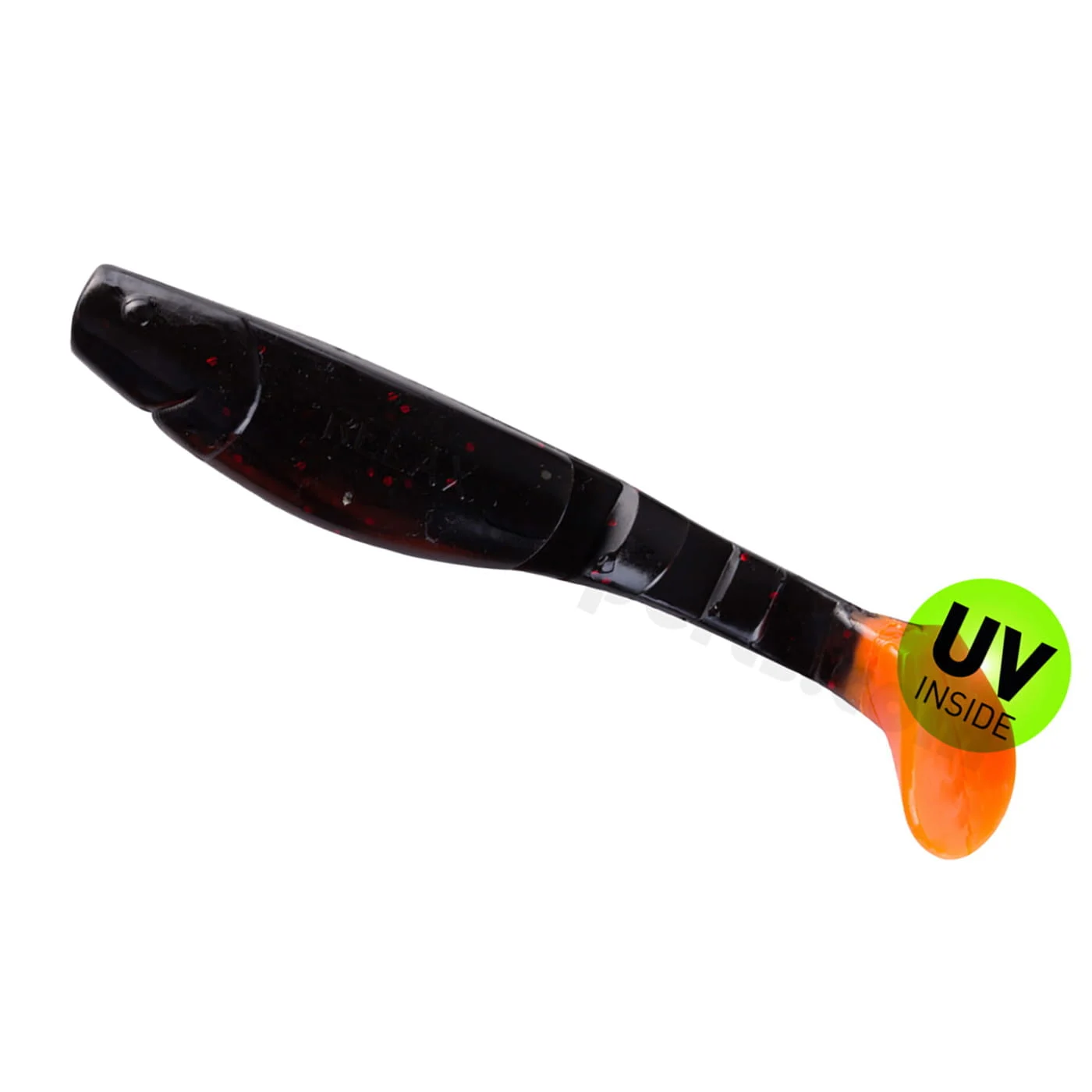 Relax Kopyto Classic 11 cm (4") Schwarz Rot / Orange Tail 3 Stück