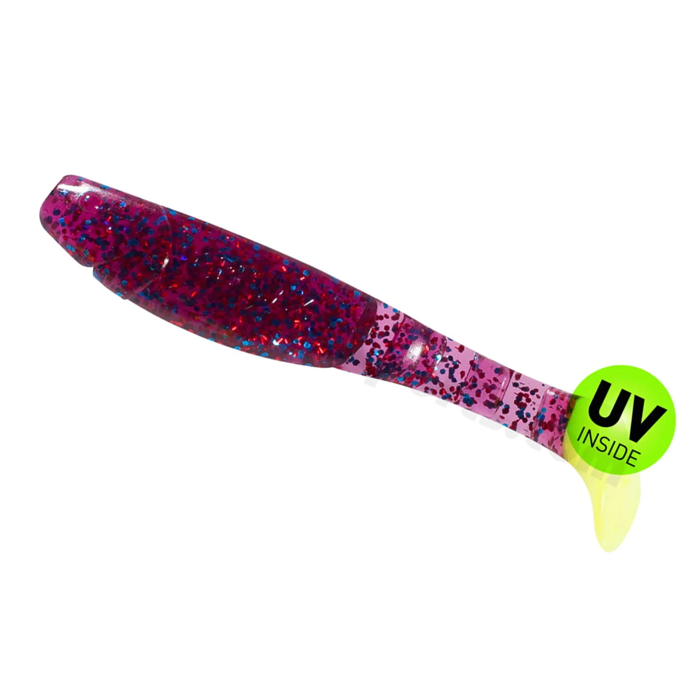 Relax Kopyto Classic 11 cm (4") Violett-Transparent / Fire Tail 3 Stück