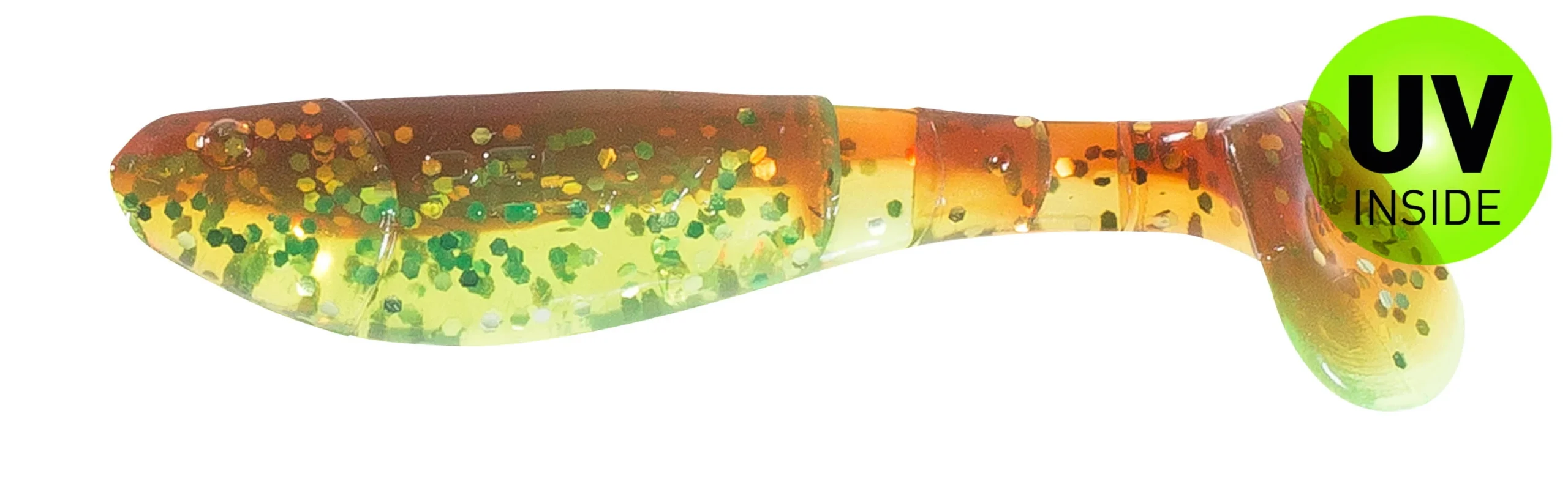 Relax Kopyto-Classic 7 cm (2,5") Grün-(Chartreuse)-Glitter Motoroil-Glitter 10 Stück