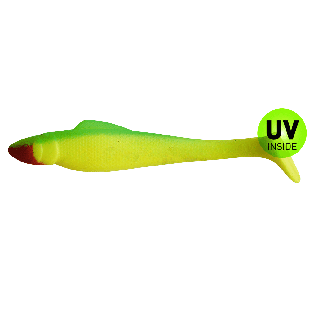 Relax Ohio Shad 13cm (5") Fluogelb Grün 2 Stück
