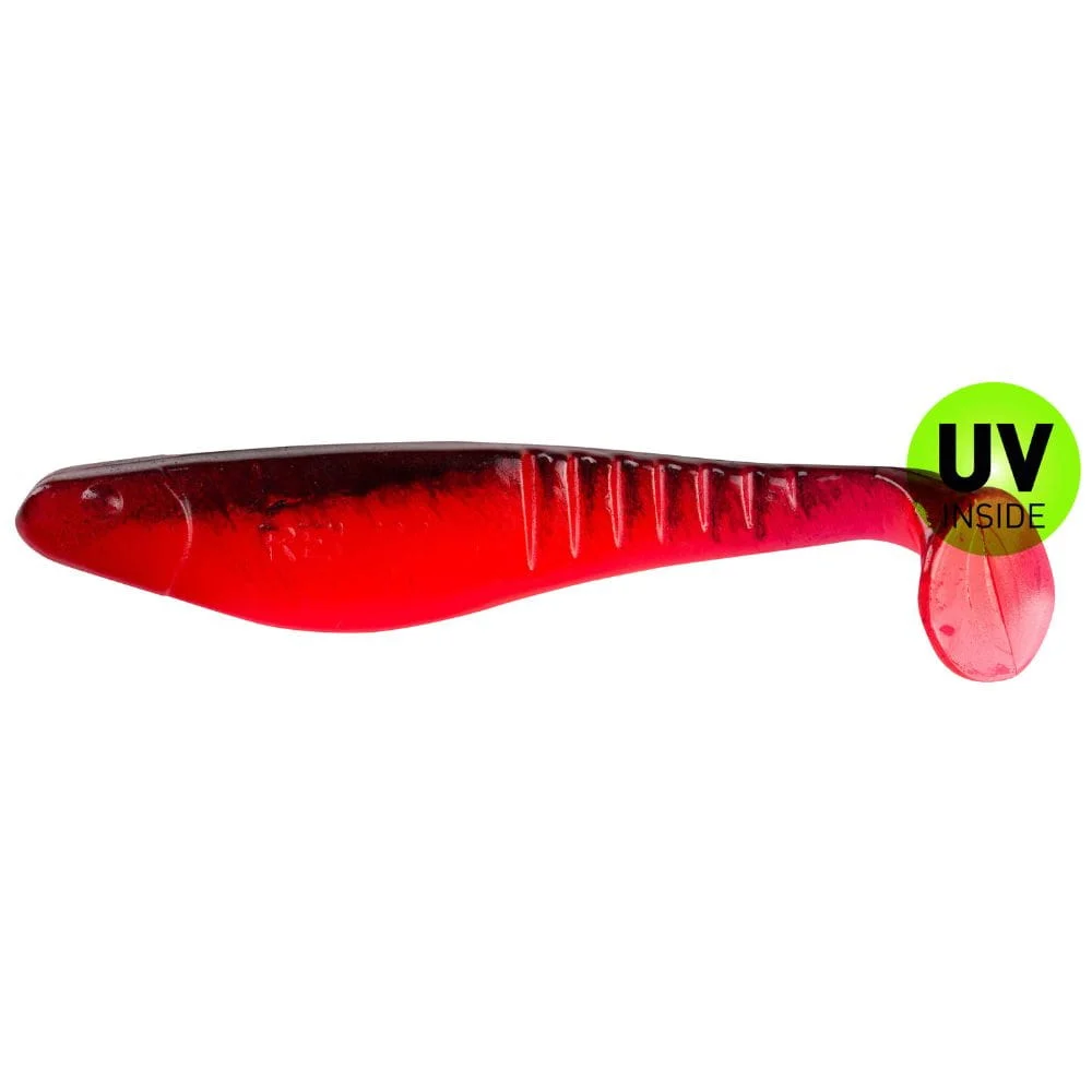Relax Shark 11 cm (4") Feuerrot Schwarz 10 Stück