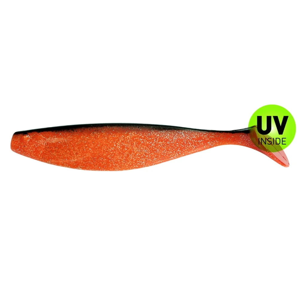Relax Xtra-Soft 18 cm (7") Orange-Glitter Schwarz 2 Stück