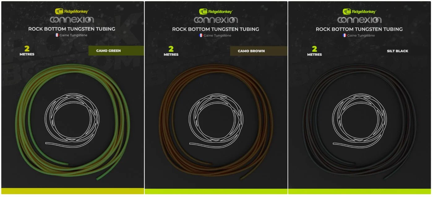 RidgeMonkey Rock Bottom Tungsten Tubing - 2m Tube