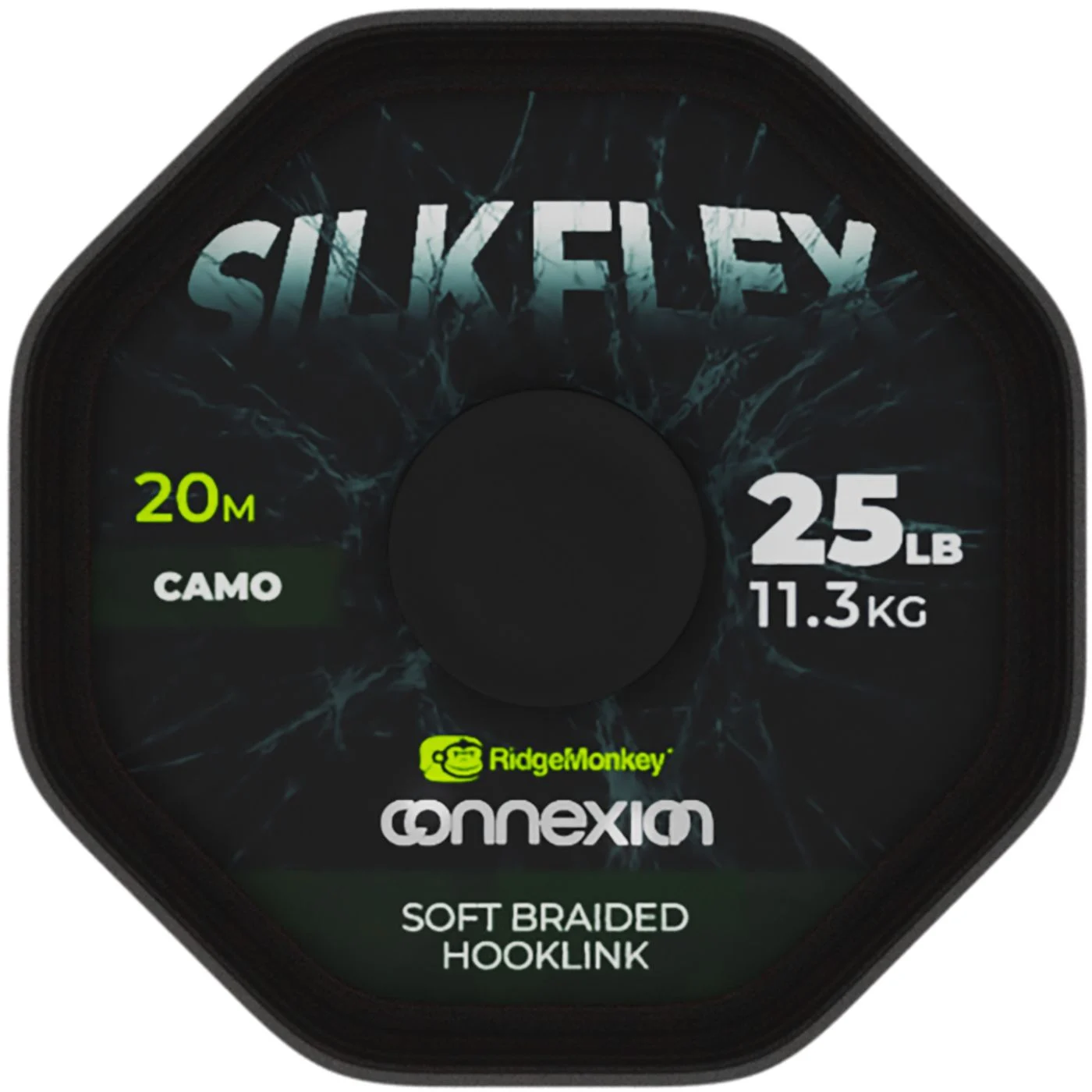 RidgeMonkey SilkFlex Soft Braid 25lb - 20m Vorfachschnur