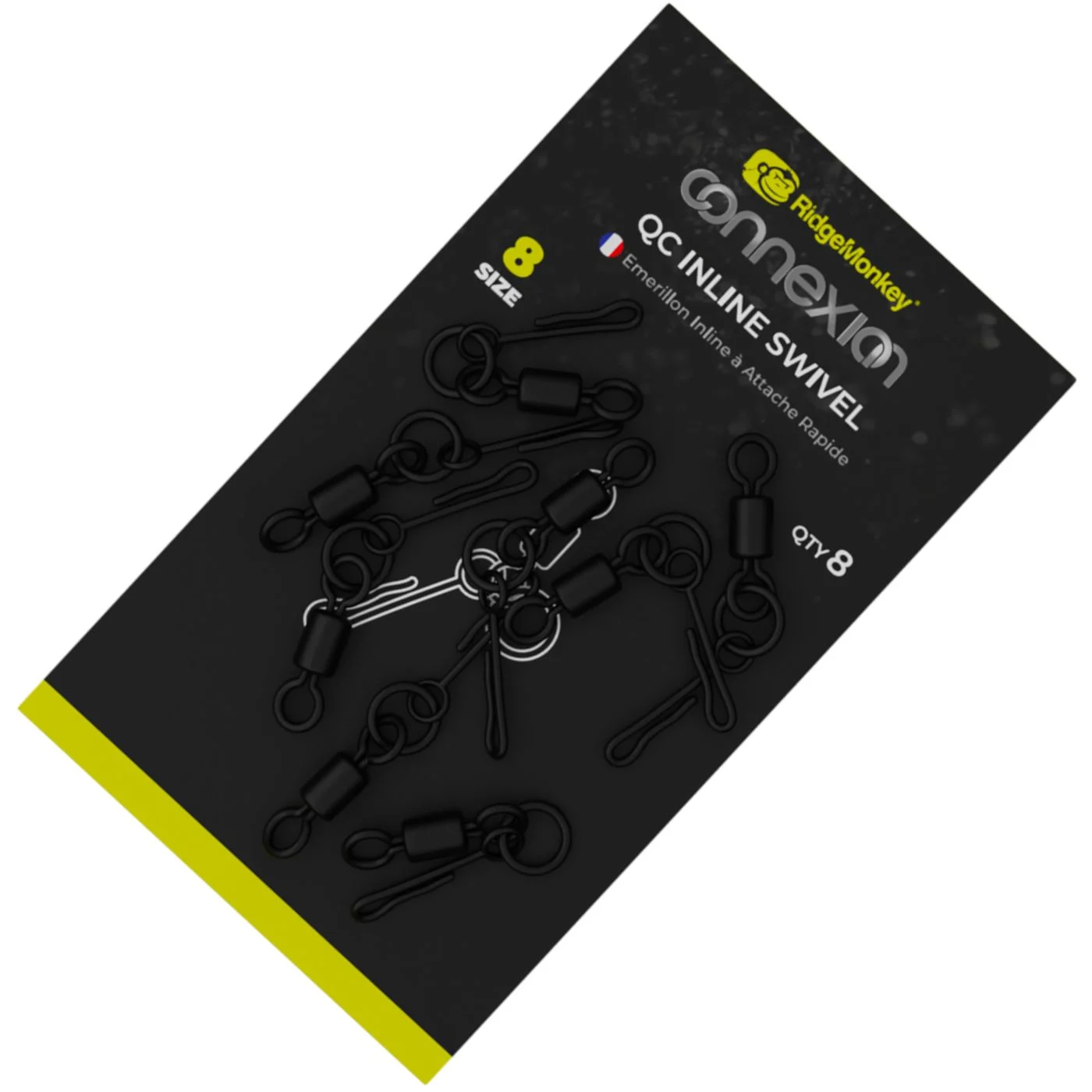 RidgeMonkey Tec Quick Change Inline Swivel Gr. 8 - 8 Karpfenwirbel