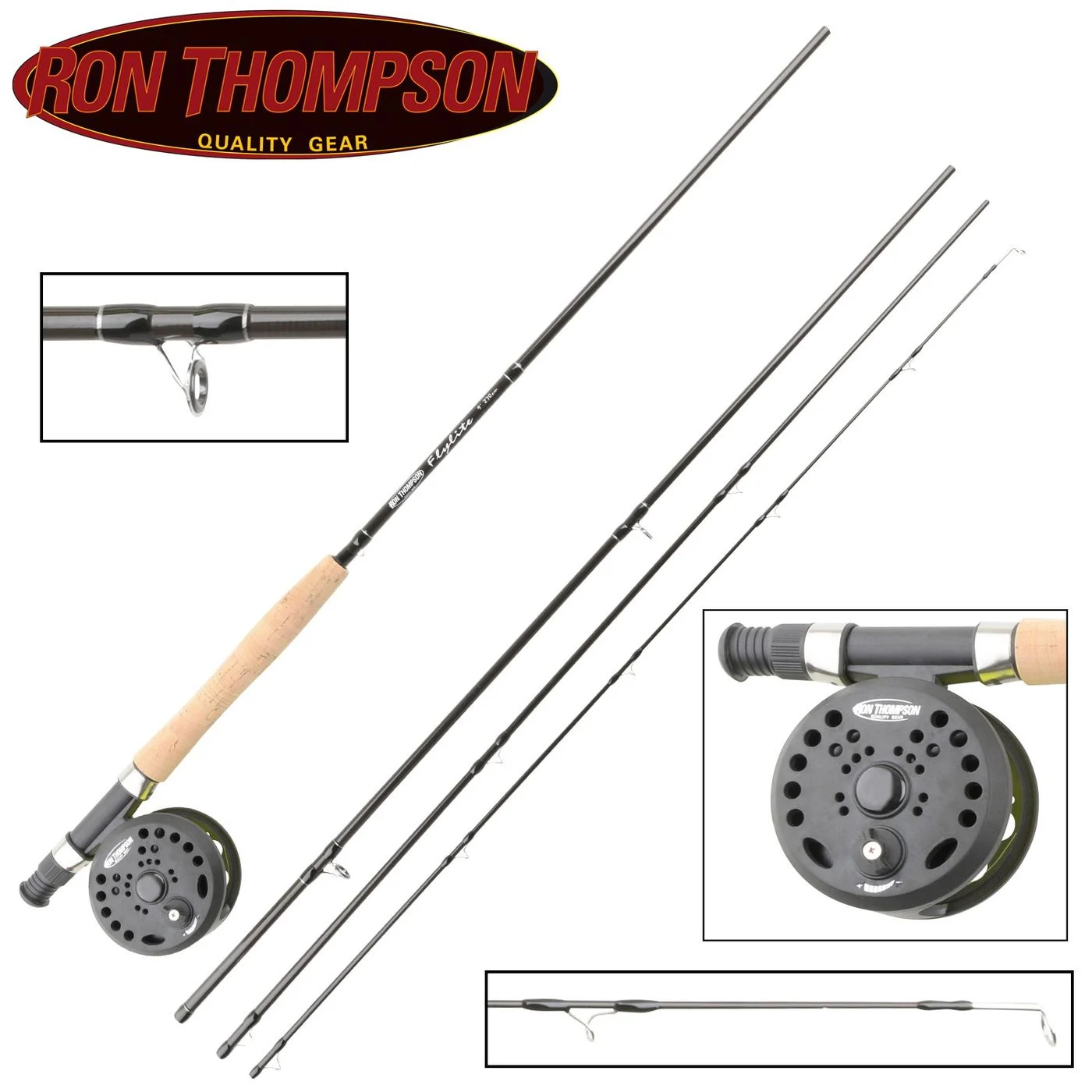 Ron Thompson Fliegenset Flylite Combo 270cm Schnurklasse 4/5 -4teilig