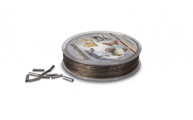 Sänger Stahlvorfach Kit 1x7 10 Meter 6 KG Tragkraft inkl. Klemmhülsen