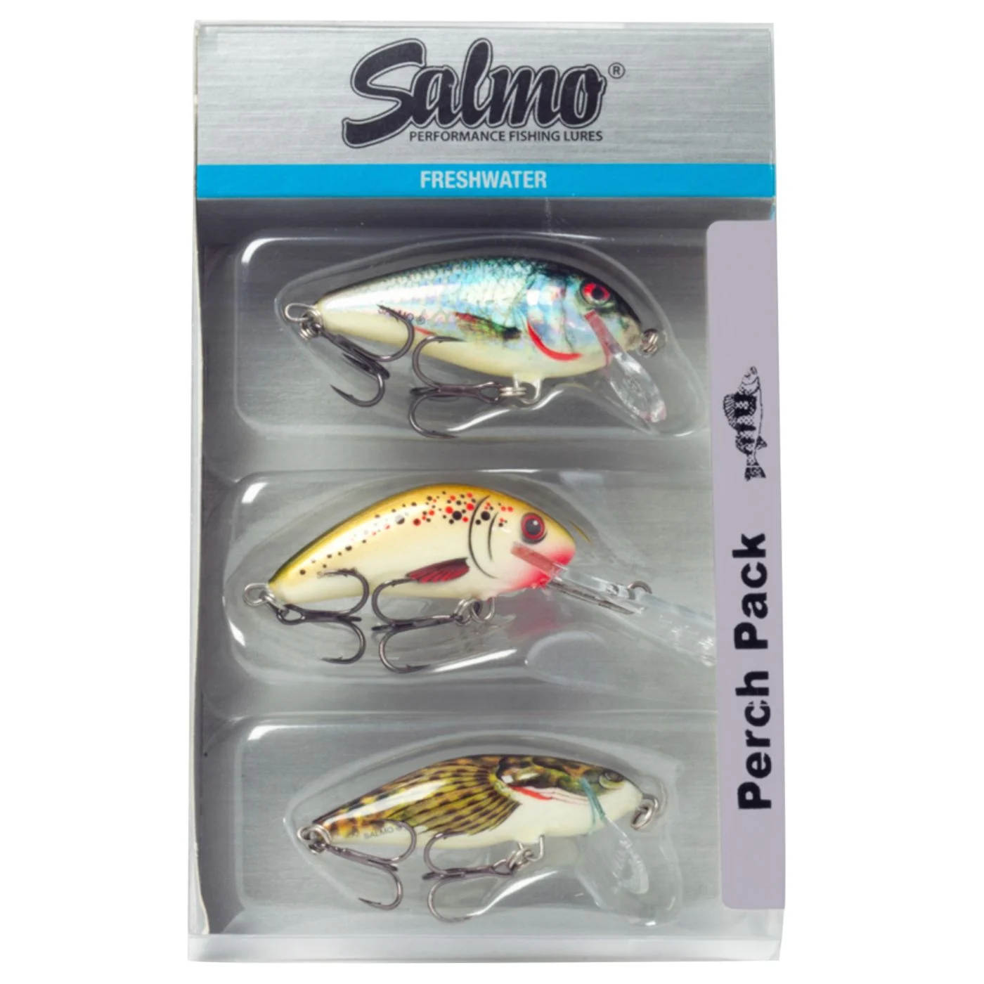 Salmo Perch Multi Pack - 3 Wobbler zum Barschangeln