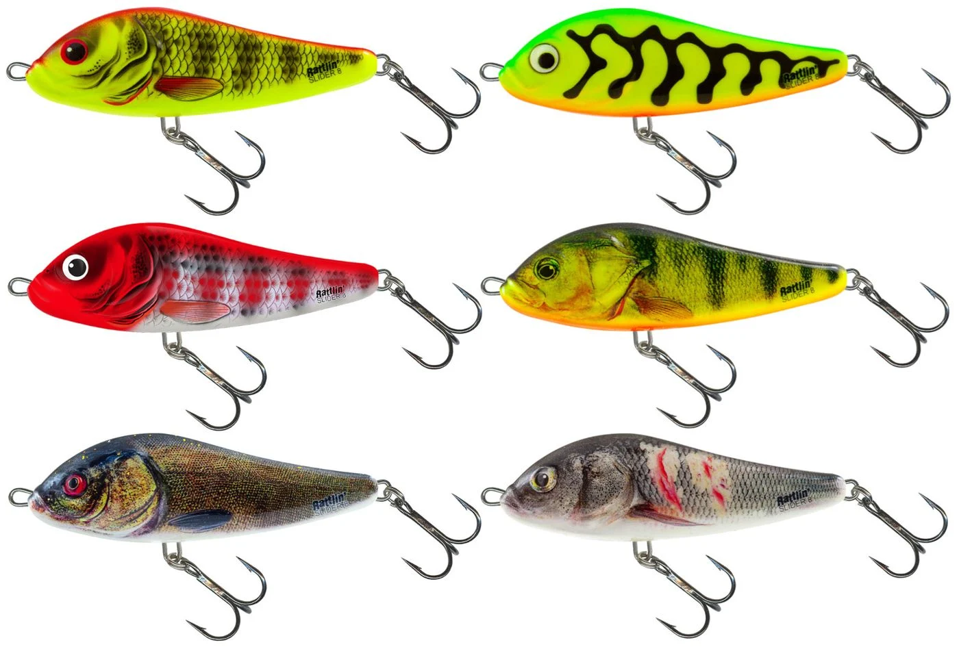 Salmo Rattlin Slider 8cm 20g sinking - Jerkbait Supernatural Wounded Dace