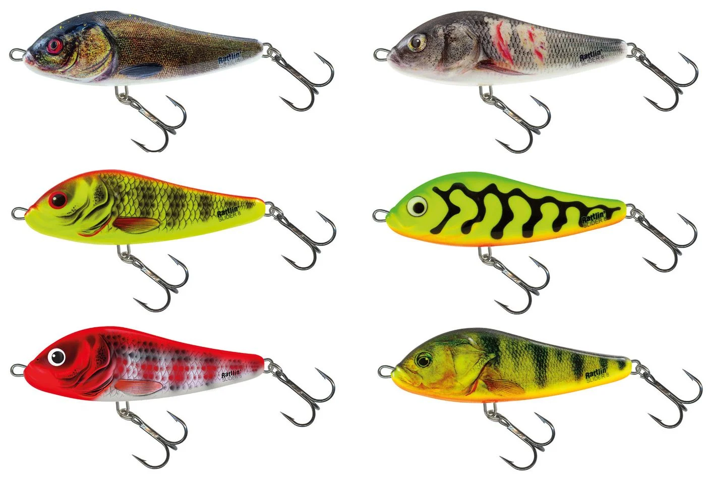 Salmo Rattlin Slider Sinking 11cm 45g - Jerkbait Supernatural Wounded Dace