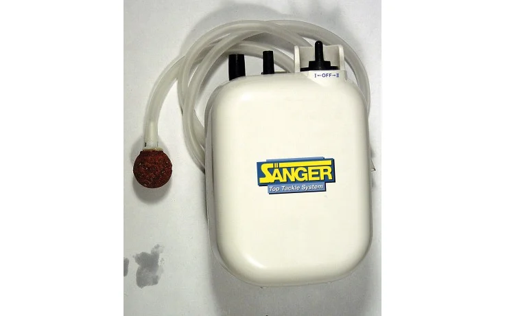 Sauerstoffpumpe für Köderfische