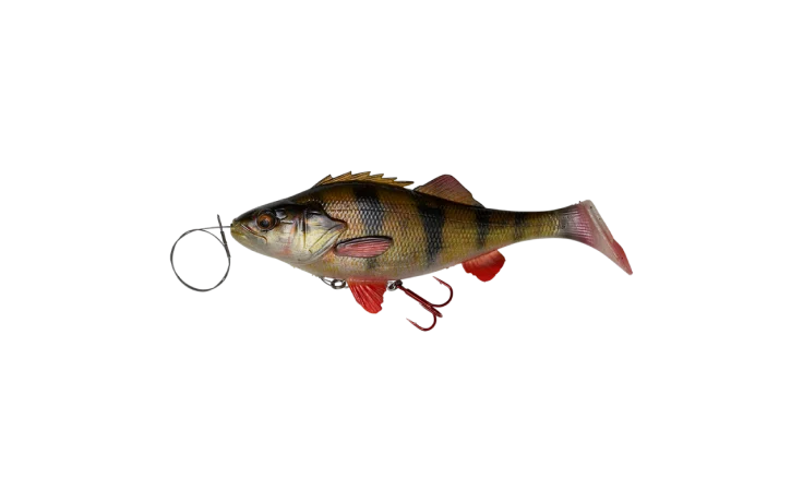 Savage Gear 4 D Perch Shad 20 cm Angelköder Gummifisch 100 Gramm Farbe Thru Perch