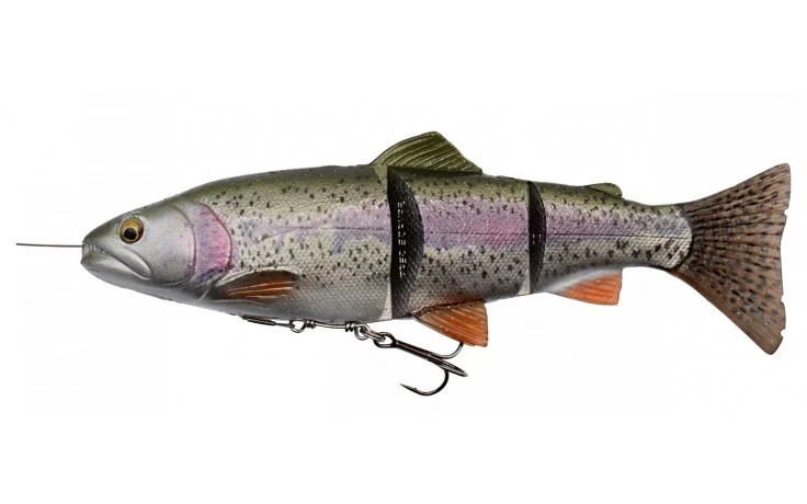 Savage Gear 4D Line Thru Trout 15 cm 40 Gramm medium schnell sinkend Angelkoeder Schleppköder Hechtköder 4 D Photochorme Hautdruck