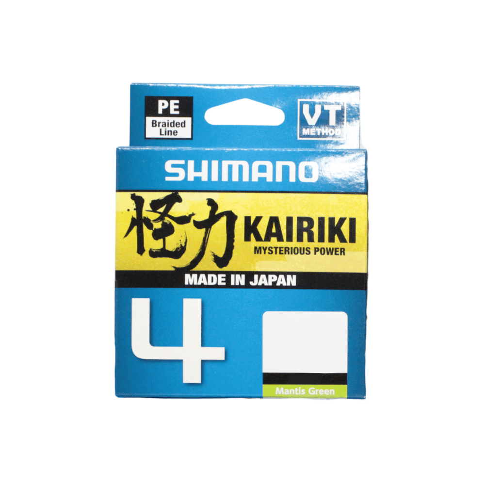 Shimano Kairiki 4 0,10mm 8lb 150m Mantis Grün