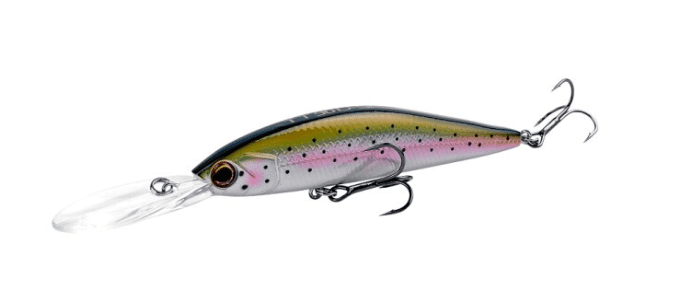 Shimano Yasei Trigger Twitch Deep Running Suspending 9cm 12g Rainbow Trout