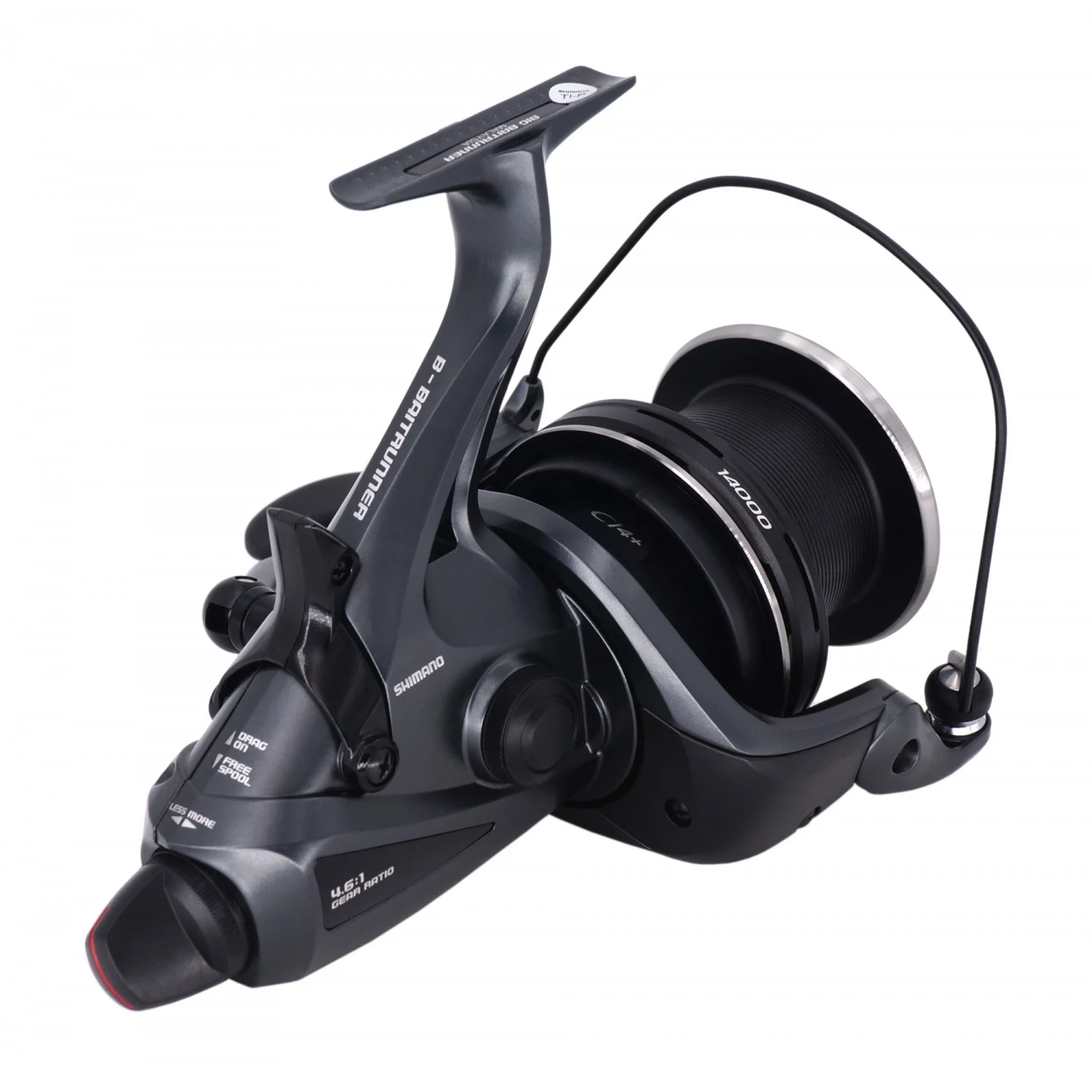 SHIMANO Big Baitrunner, 14000, CI4+ XTB LC, left and right hand, Longcast fishing reel, front drag, freespool system, BBTRCI4XTBLC