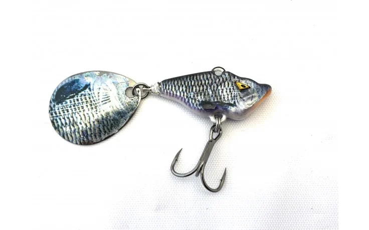 Shirasu Spin Body Spinner Blade Angelköder Farbe Weißfisch UV 2,5 cm 8 Gramm