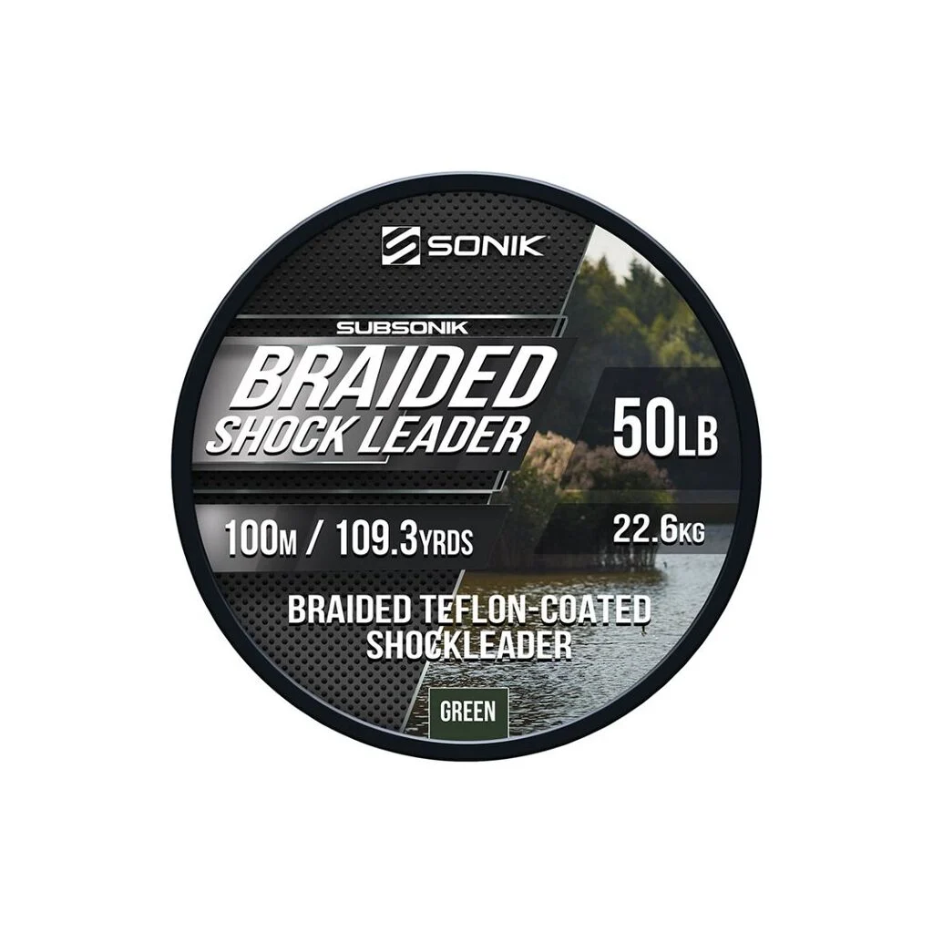 SONIK BRAIDED SHOCK LEADER 50LB